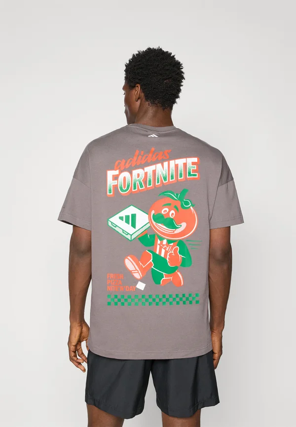 M FN  - Print T-shirt - charcoal