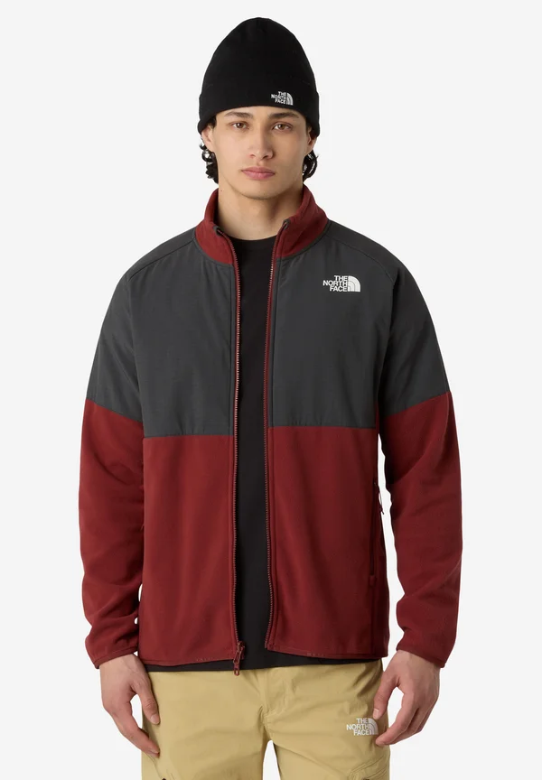 M GLACIER HEAVYWEIGHT FULL ZIP - Fleece jacket - sumac asphalt grey