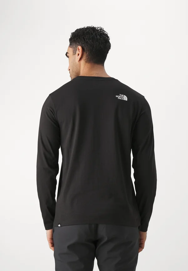 M L/S SIMPLE DOME TEE - Long sleeved top - black