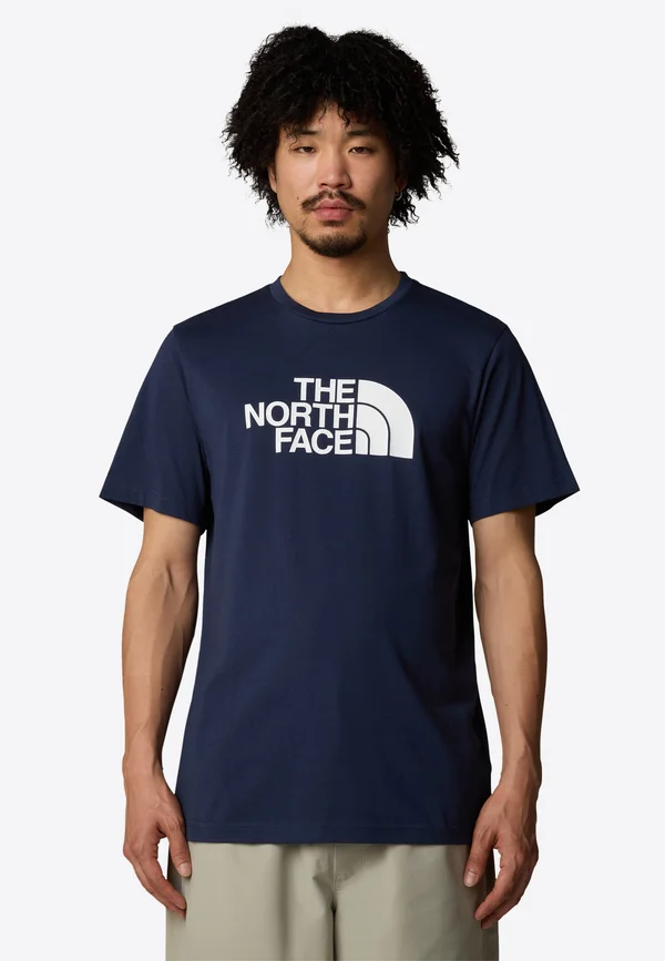 M SS EASY TEE - Print T-shirt - summit navy