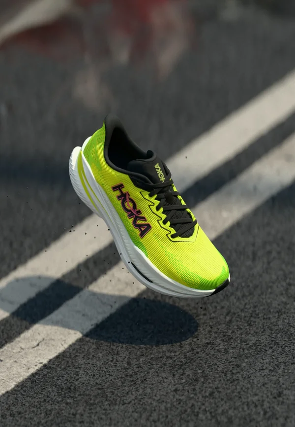 MACH X 3 - Road running shoes - neon citrus/neon lime