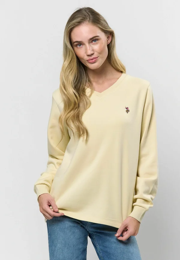 MACY V-NECK - Sweatshirt - bleached sand