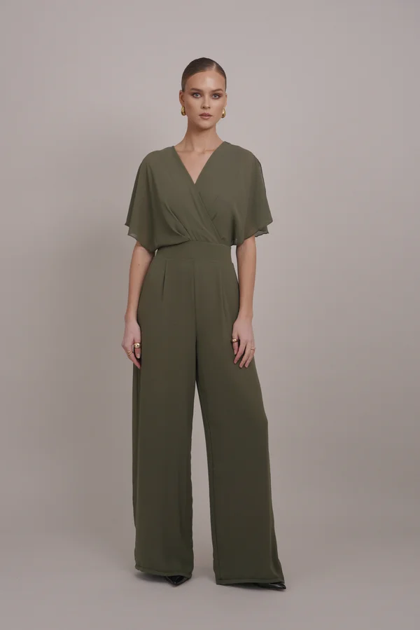 MADDY - Jumpsuit - khaki green