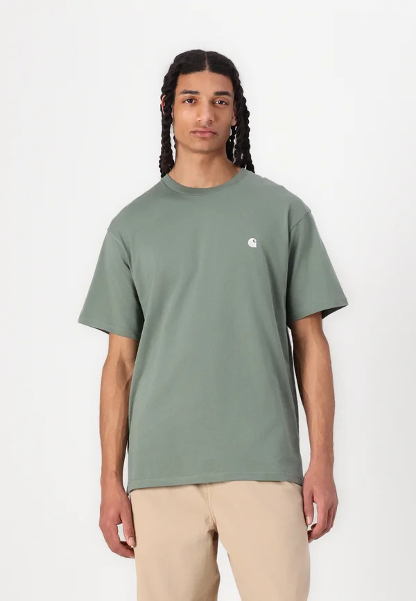 MADISON  - Basic T-shirt - park/white