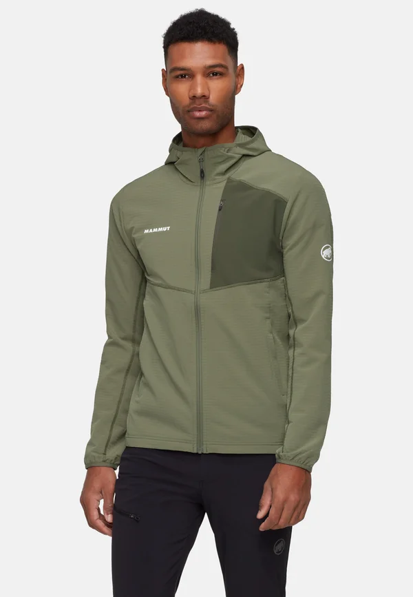 MADRIS LIGHT HOODED - Fleece jacket - marsh