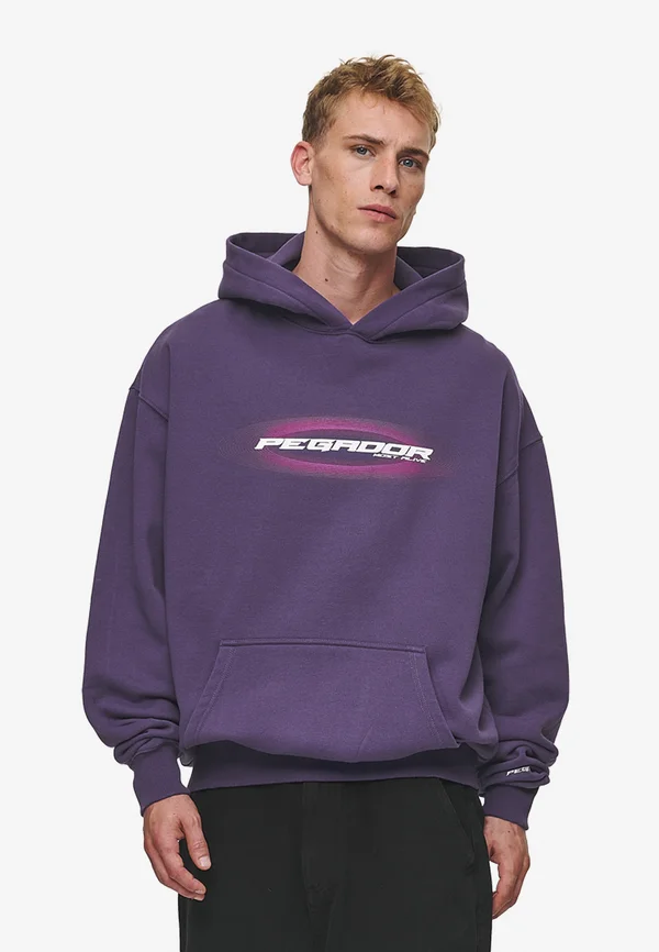 MADRON - Hoodie - washed deep purple
