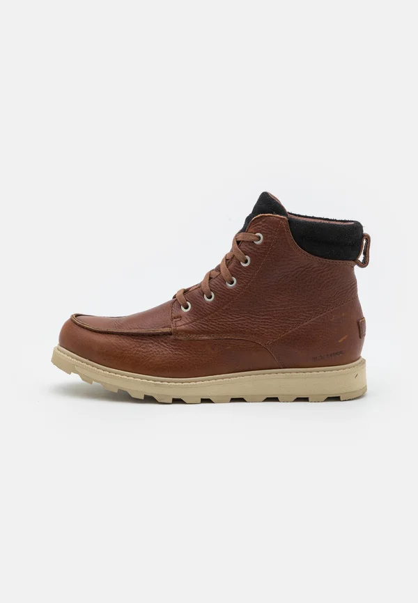 MADSON MOC TOE WP - Lace-up ankle boots - gaucho tan/oat