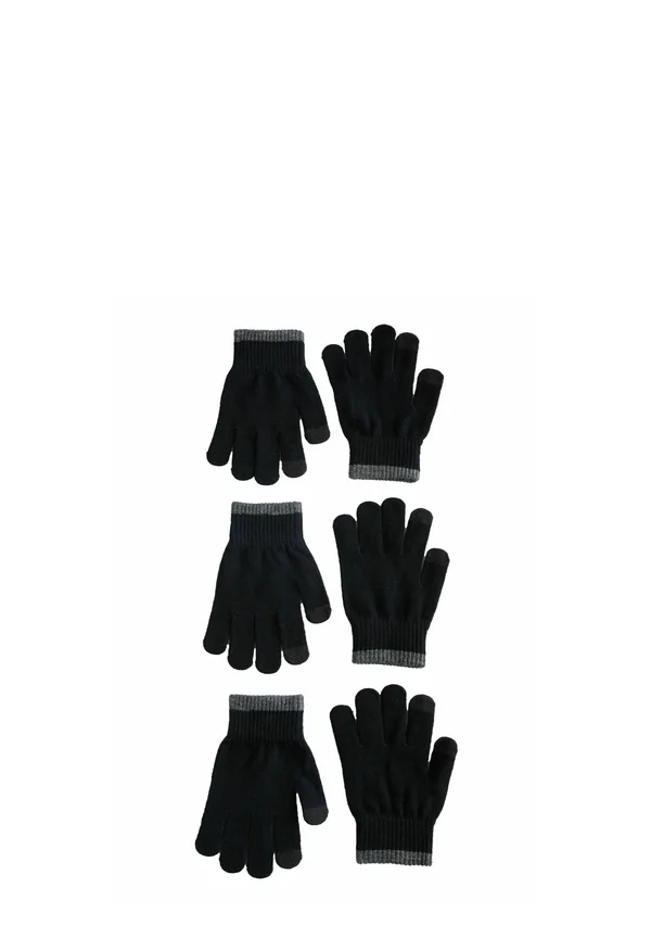 MAGIC 3 PACKS - Gloves - black