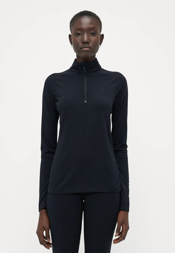 MAGIC HALF ZIP - Undershirt - black