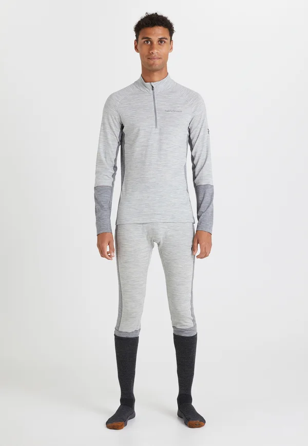 MAGIC HALF ZIP - Undershirt - grau