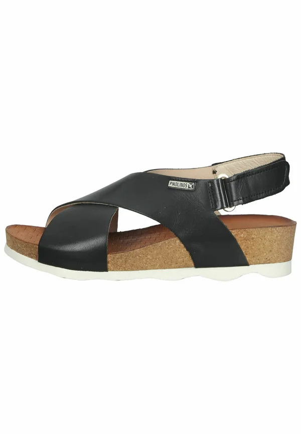 MAHON - Wedge sandals - black