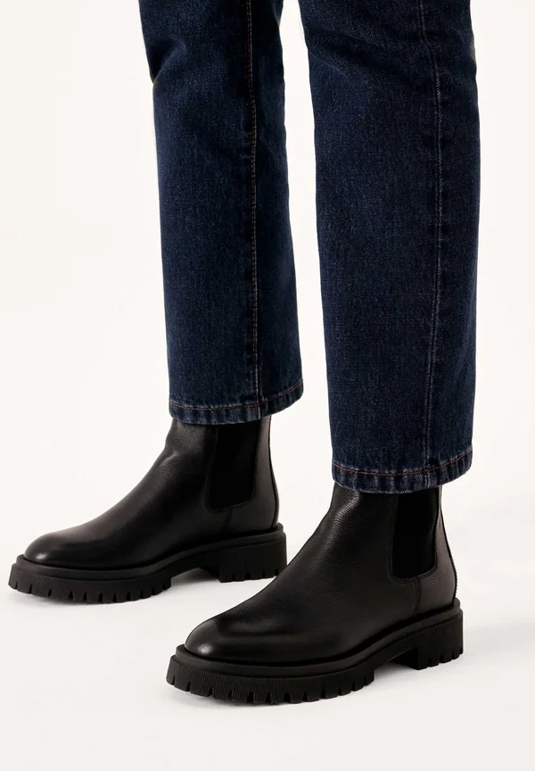 MAILLE - Platform ankle boots - black