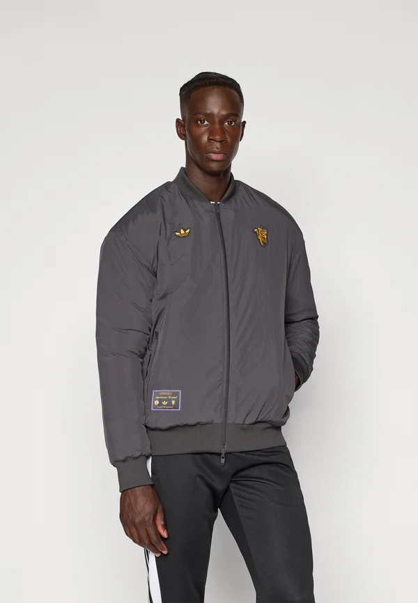 MANCHESTER UNITED ICON JACKET - Winter jacket - utility black/semi night flash