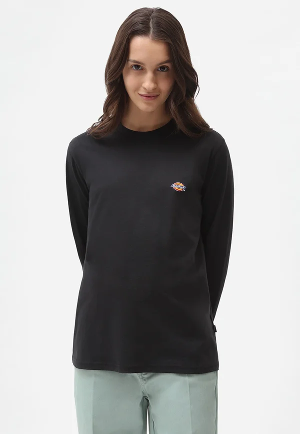 MAPLETON TEE - Long sleeved top - black