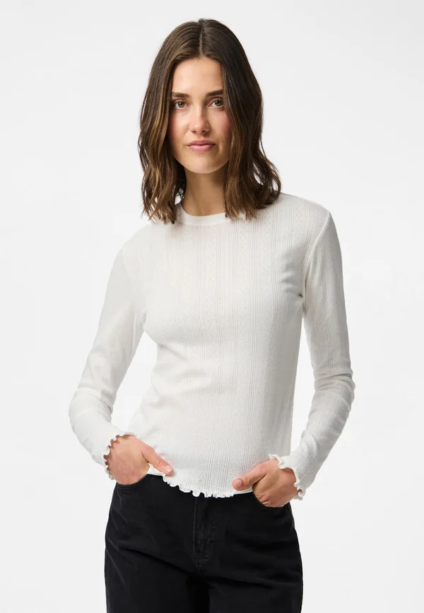 MARIE - Long sleeved top - cloud dancer
