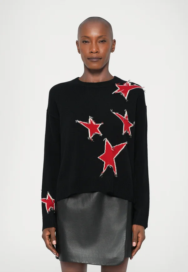 MARKUZ STARS OUTLINE - Jumper - black