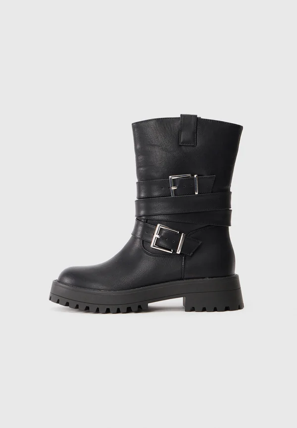 MARNIE - Cowboy/biker ankle boot - black