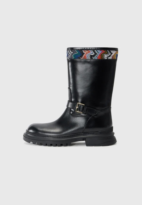 MARY - Boots - black/multi-coloured