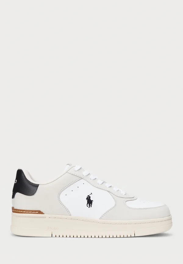 MASTERS COURT NUBUCK & LEATHER SNEAKER UNISEX - Trainers - white/bianco/black