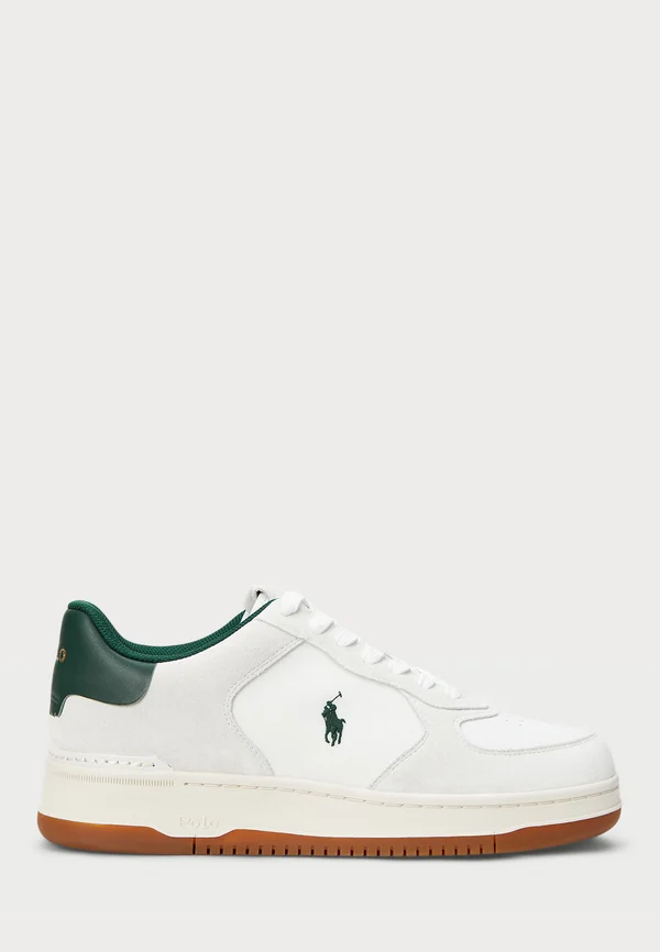 MASTERS COURT SUEDE PANELED SNEAKERUNISEX - Trainers - deckwash white/forest