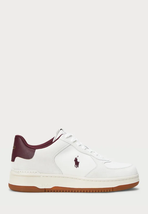 MASTERS COURT SUEDE PANELED SNEAKERUNISEX - Trainers - deckwash white/wine