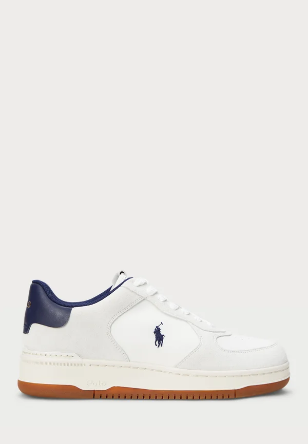 MASTERS COURT SUEDE PANELED SNEAKERUNISEX - Trainers - deckwash white/navy