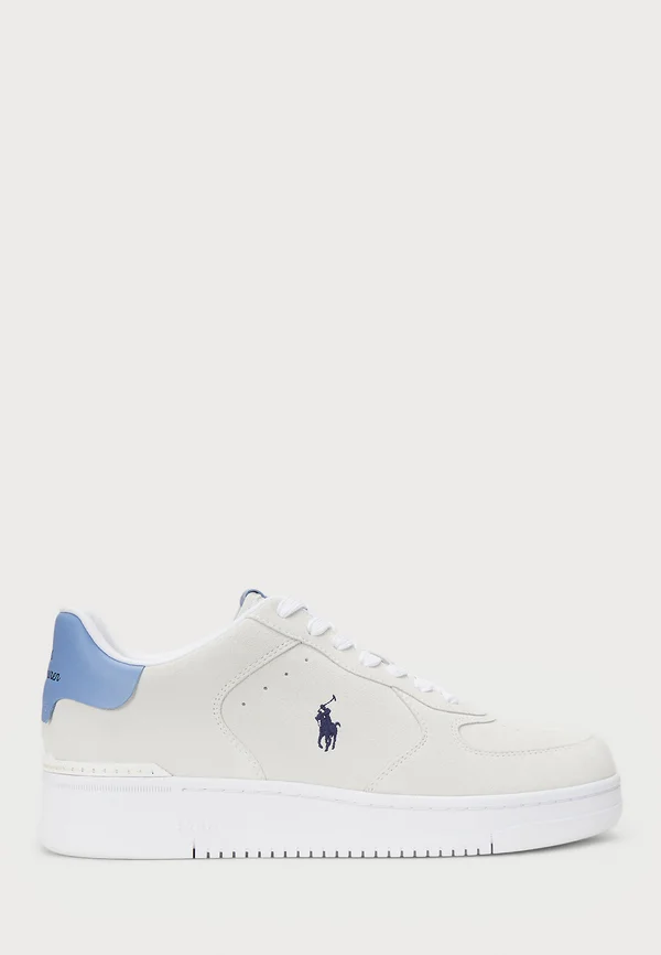 MASTERS COURT SUEDE SNEAKER UNISEX - Trainers - bianco/campus blue