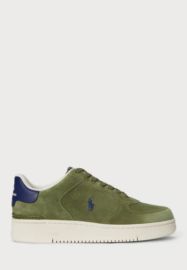 MASTERS COURT SUEDE SNEAKER UNISEX - Trainers - tree green/light navy