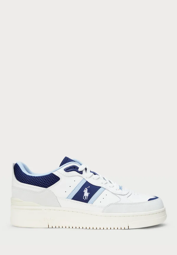 MASTERS SPORT LEATHER-SUEDE SNEAKER UNISEX - Trainers - bianco/navy/light blue