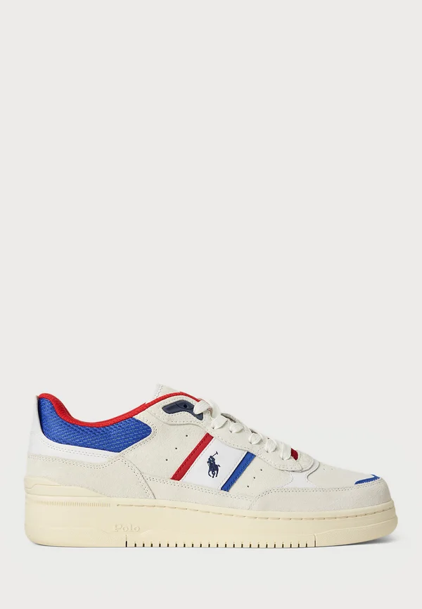 MASTERS SPORT SUEDE SNEAKER UNISEX - Trainers - bianco/royal/red