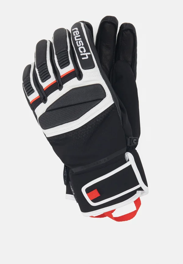 MASTERY - Gloves - black/white/fire red