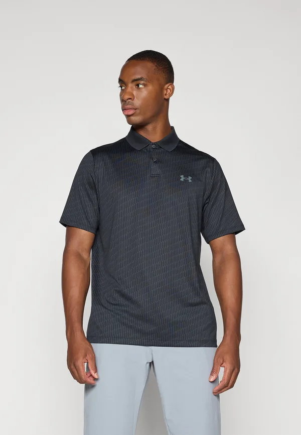 MATCHPLAY PRINTED - Polo shirt - black/anthracite/pitch gray