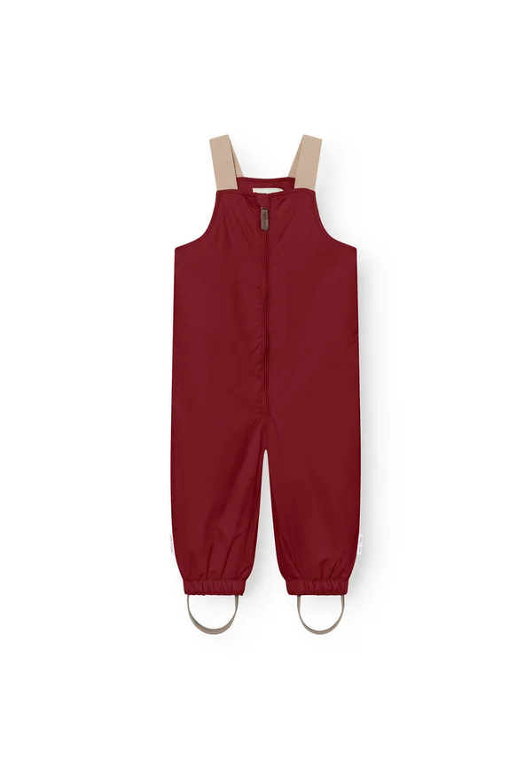 MATWALENTY SNOW UNISEX - Dungarees - red merlot