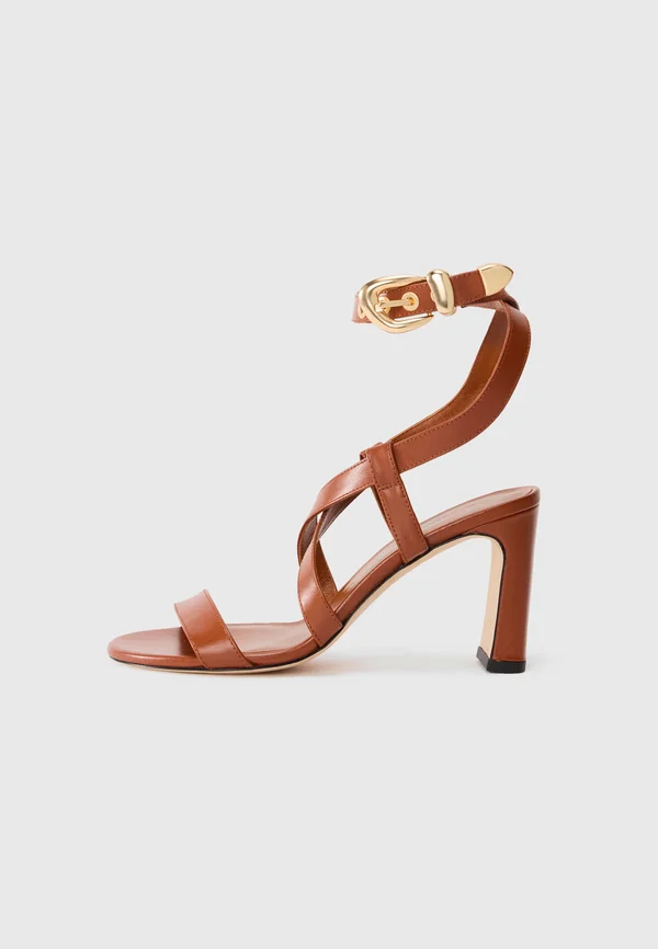MAVEN - High heeled sandals - luxe saddle
