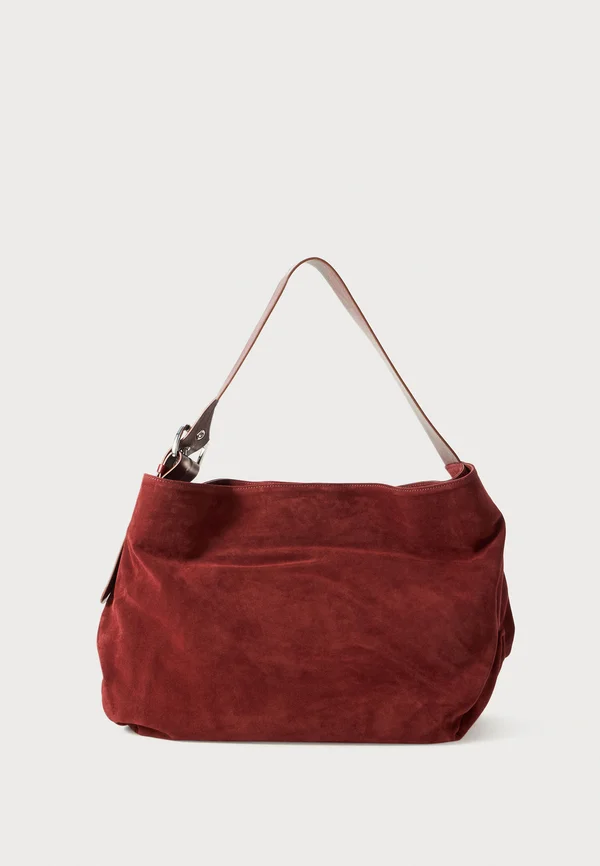MAXIME LARGE SHOULDER BAG UNISEX - Handbag - burgundy