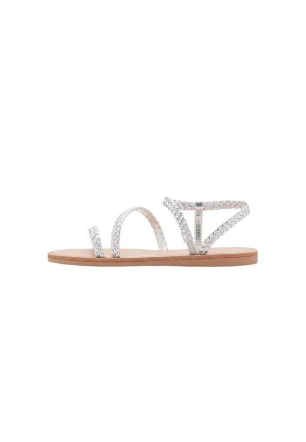 MAYA - Sandals - silver-coloured