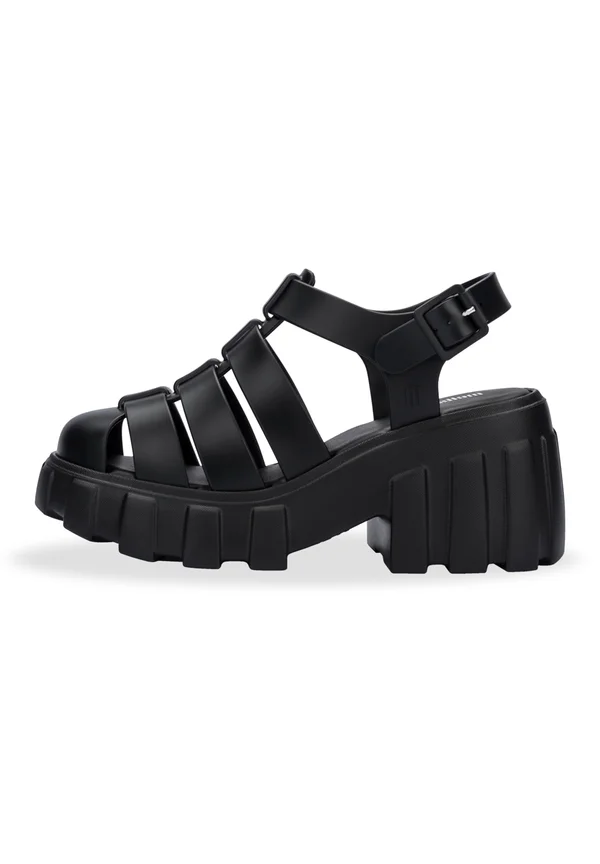 MEGAN - Platform sandals - black