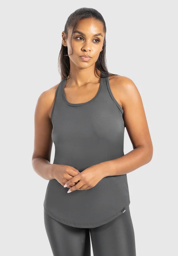 MEGGY RACERBACK TOP - Top - anthrazit