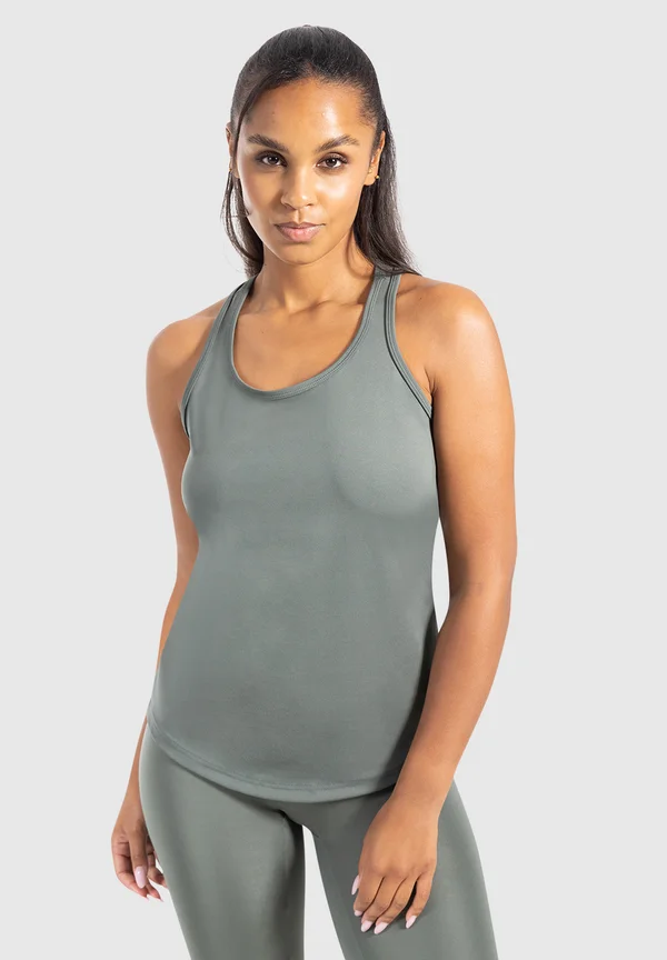 MEGGY RACERBACK TOP - Top - grün