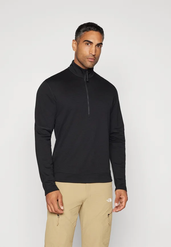 MEN ELEMENTAL HALF ZIP - Sweatshirt - black