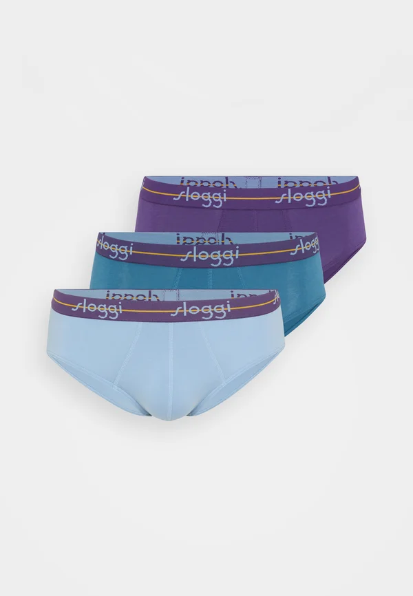 MEN START MIDI BOX 3 PACK - Briefs - blue/petrol/lilac