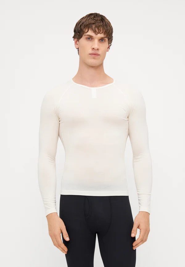 MENS BASE LAYER LONG SLEEVE - Undershirt - cream/white