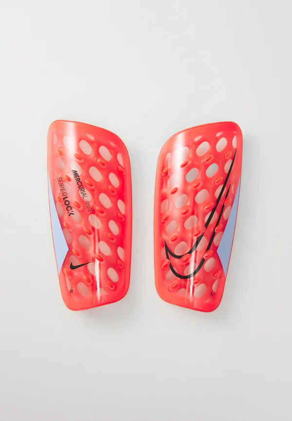 MERC FLYLITE SL - Shin pads - bright crimson/royal tint/black