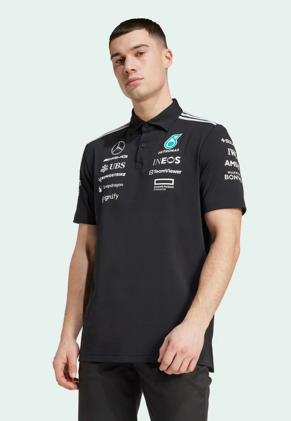 MERCEDES - AMG PETRONAS FORMULA ONE TEAM BLACK MEN - Polo shirt - black   white