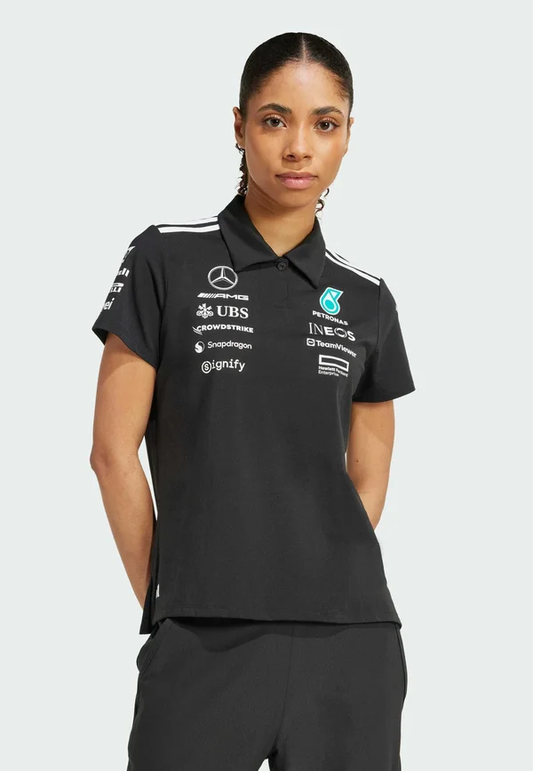 MERCEDES - AMG PETRONAS FORMULA ONE TEAM BLACK WOMEN - Polo shirt - black   white