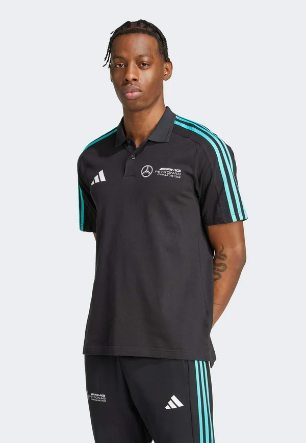 MERCEDES - AMG PETRONAS FORMULA ONE TEAM DNA MEN - Polo shirt - black   white
