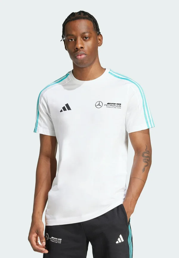 MERCEDES - AMG PETRONAS FORMULA ONE TEAM DNA MEN - Print T-shirt - white black