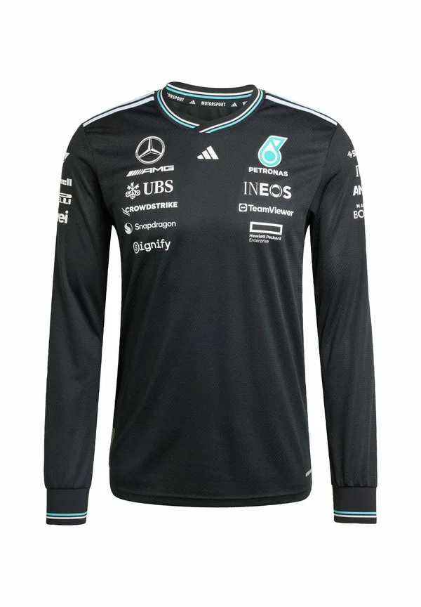 MERCEDES - AMG PETRONAS FORMULA ONE TEAM DRIVER AUTHENTIC LONG SLEEVE - Long sleeved top - black   white
