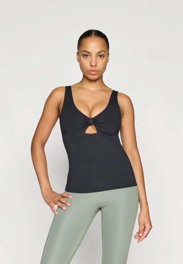 MEREDITH BOW TANK - Top - black