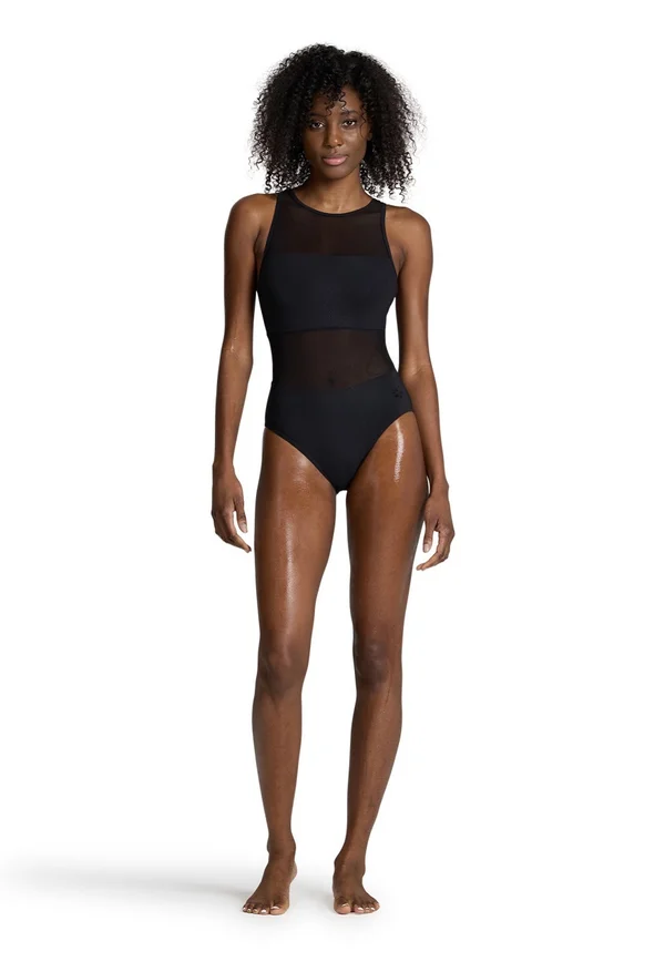 MESH PANELS VENT BACK - Swimsuit - black